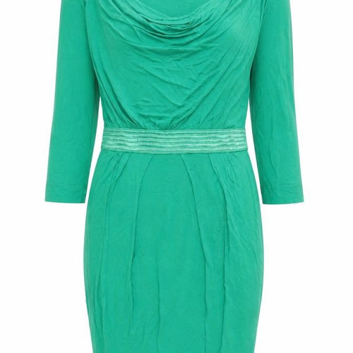 Mango Women's Green 3/4 Sleeve Dress Size 12