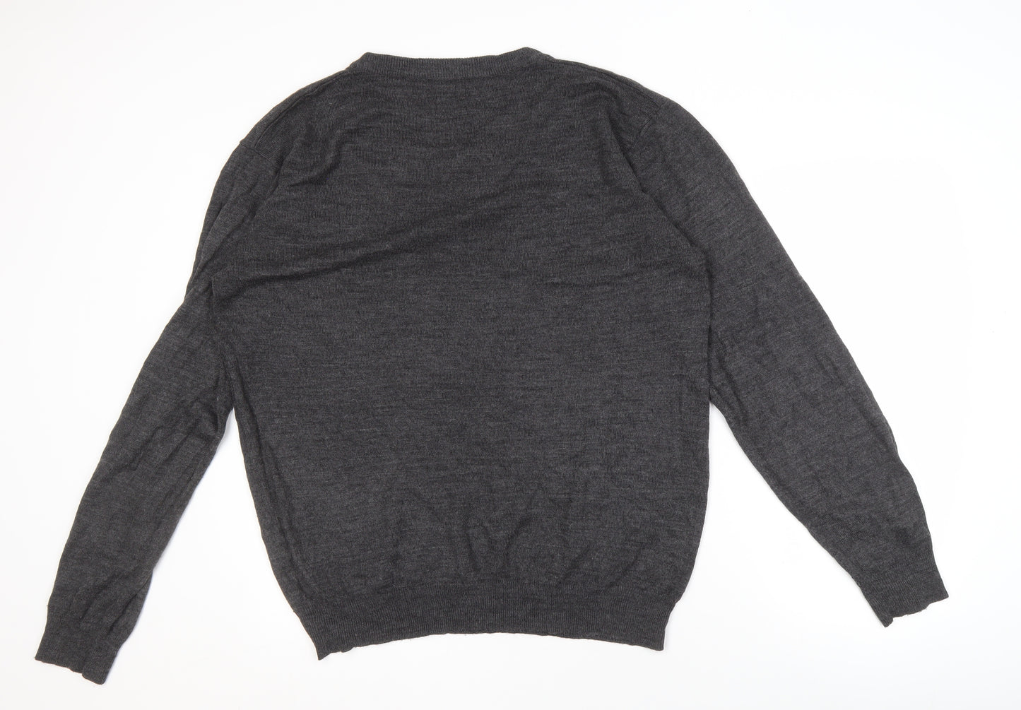 Pierre Cardin Men's Grey 3XL V-Neck Pullover Jumper