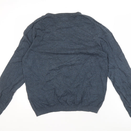 Only & Sons Men's Blue Pullover Jumper Medium