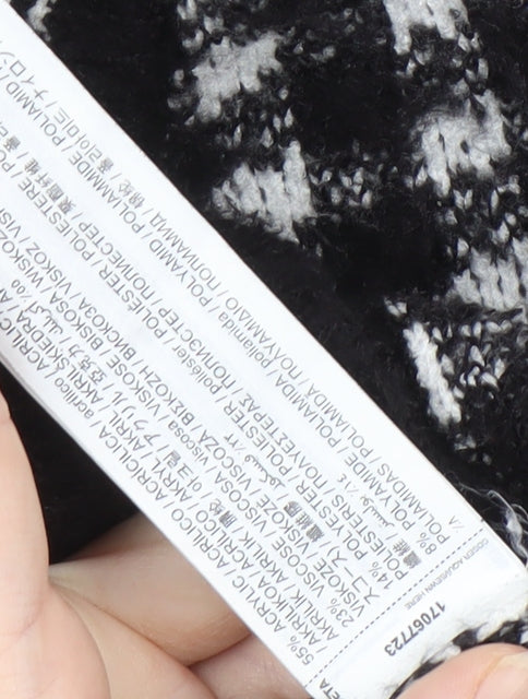 MNG Women's Black V-Neck Cardigan, Size 12