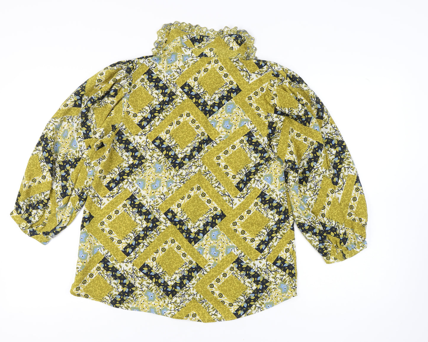 Next Women's Multicoloured Geometric Button-Up Top