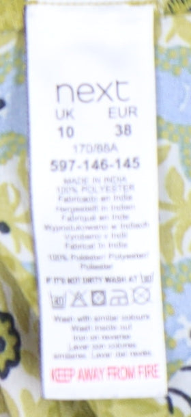 Next Women's Multicoloured Geometric Button-Up Top