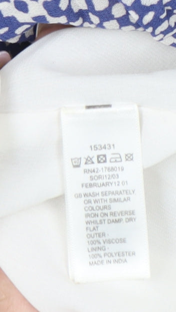 Monsoon Women's Floral Viscose Dress Size 8