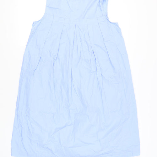 Peter Hahn Women's Blue Sleeveless Dress Size 14
