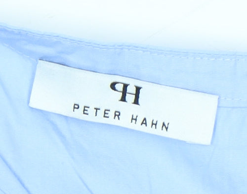 Peter Hahn Women's Blue Sleeveless Dress Size 14