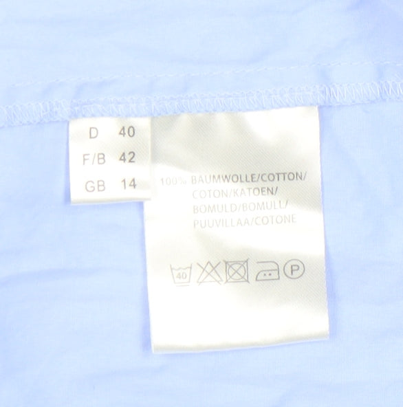 Peter Hahn Women's Blue Sleeveless Dress Size 14