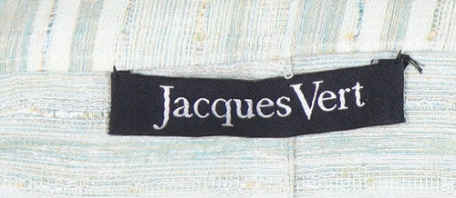 Jacques Vert Women's Green Button-Up Shirt Size 22