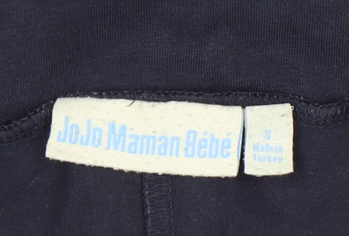 JoJo Maman Bébé Women's Black Cotton Leggings Size S