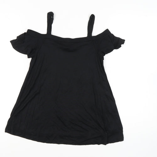 Phase Eight Women's Black Off Shoulder Top Size 8