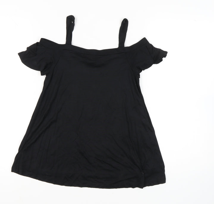 Phase Eight Women's Black Off Shoulder Top Size 8