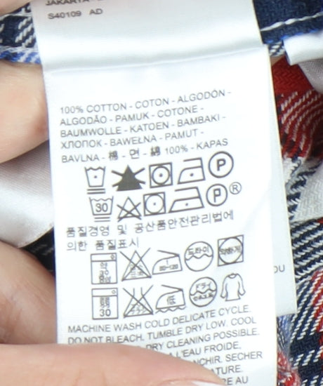 Levi's Men's XL Plaid Button-Up Shirt Multicoloured