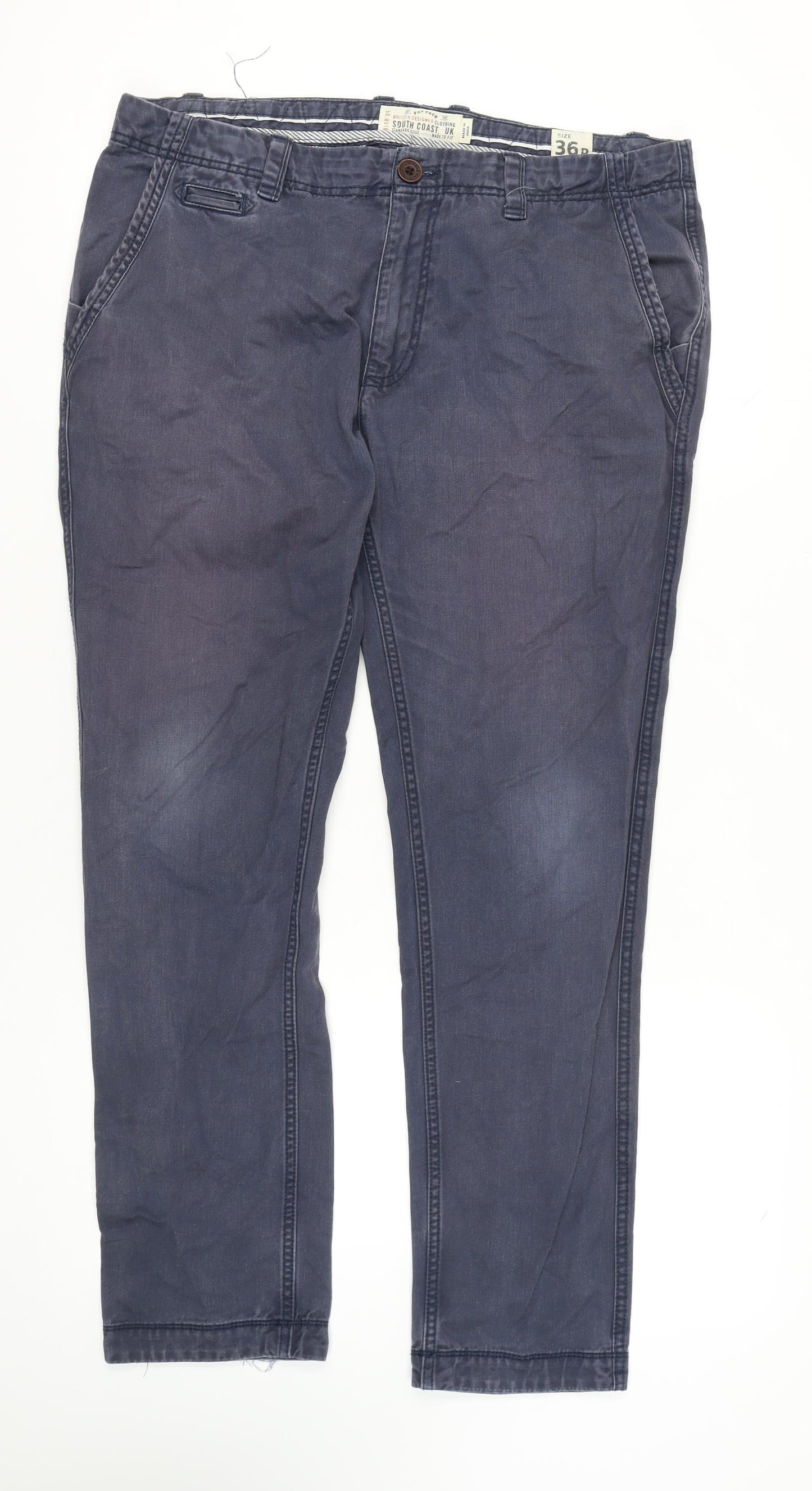 Fat Face Men's Blue Chino Trousers Size 36
