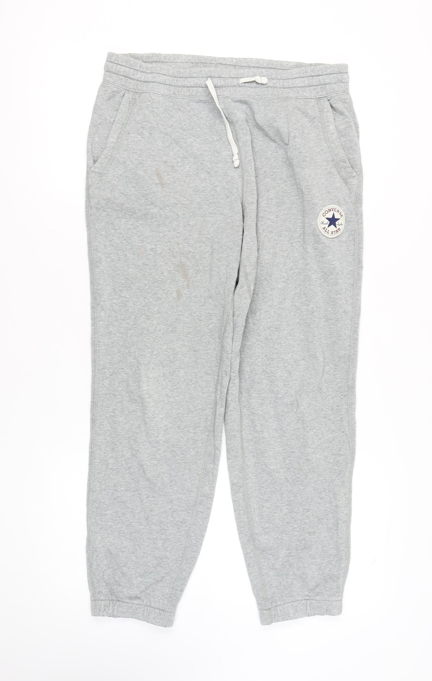 Converse Men's Grey M Sweatpants Cotton Blend
