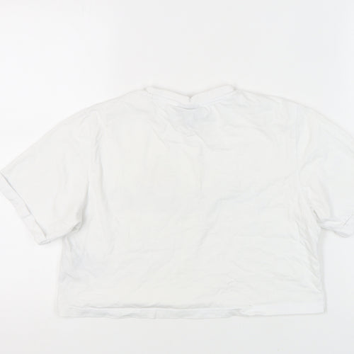 Ellesse Women's White T-Shirt, Size 10, Perfect for Summer