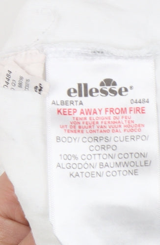 Ellesse Women's White T-Shirt, Size 10, Perfect for Summer