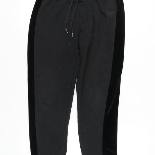 Pink Soda Women's Black Joggers Size 8