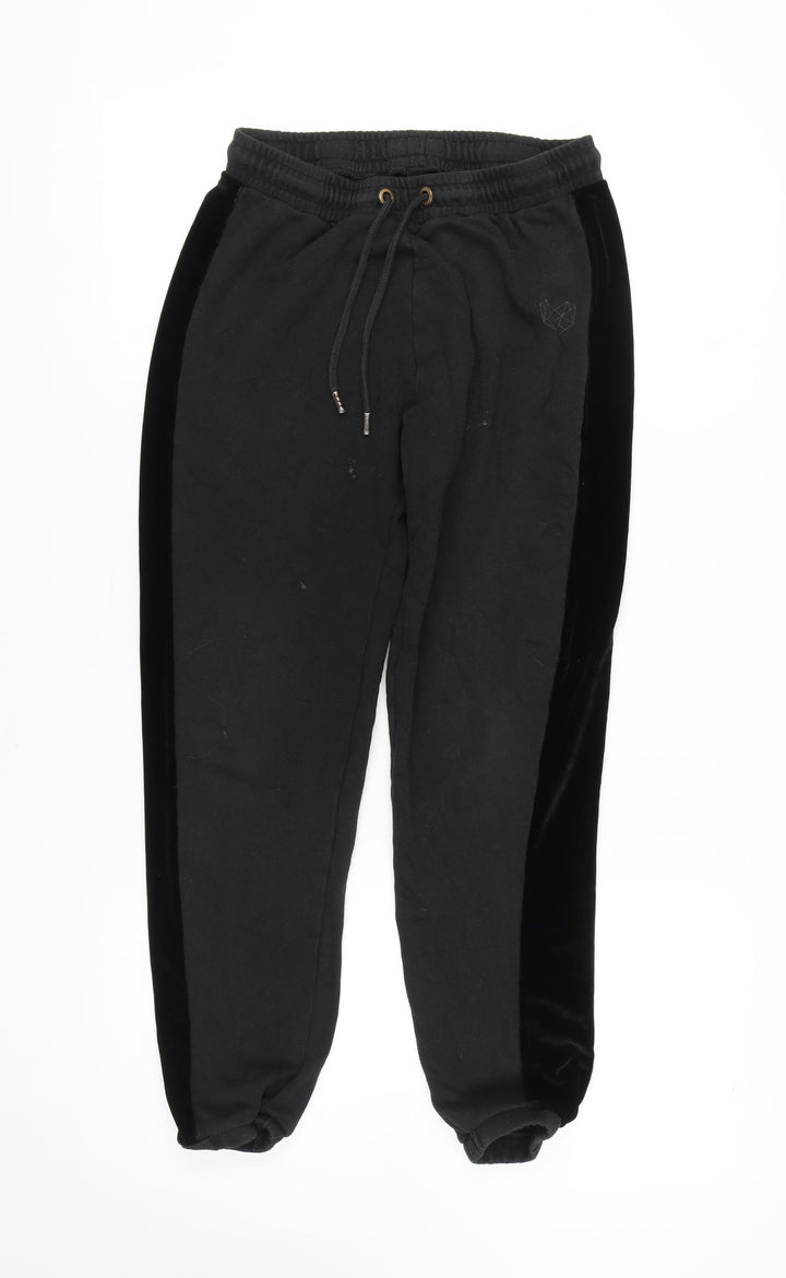 Pink Soda Women's Black Joggers Size 8