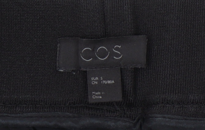 COS Women's Black S Trousers with Ankle Zip