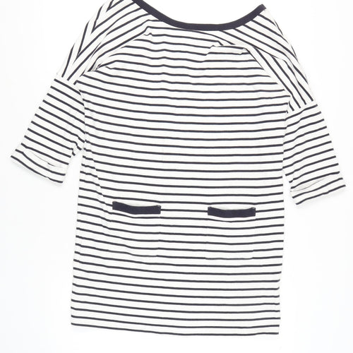 Whistles Women's Striped T-Shirt Dress, Size 14 Multicolour