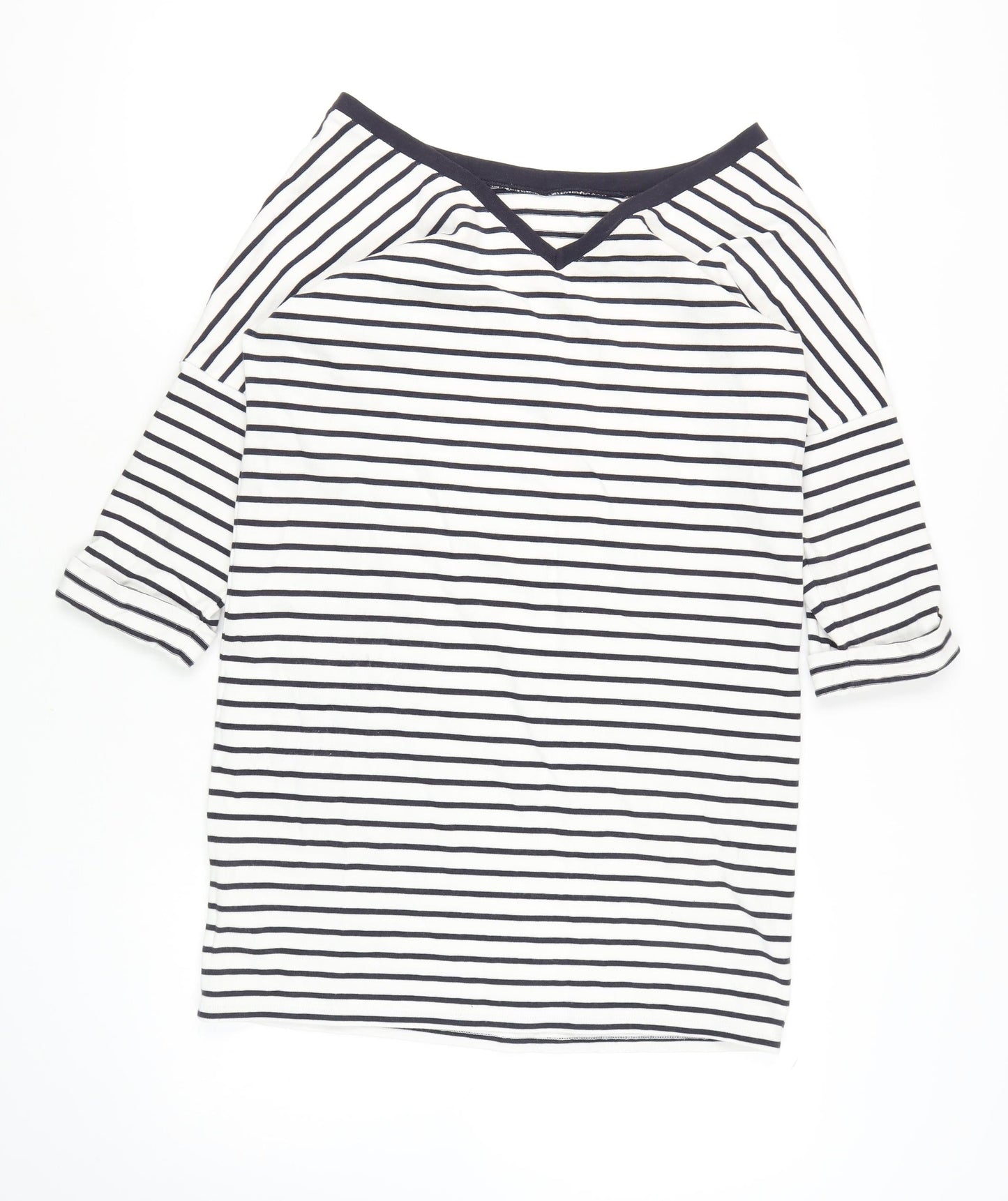 Whistles Women's Striped T-Shirt Dress, Size 14 Multicolour