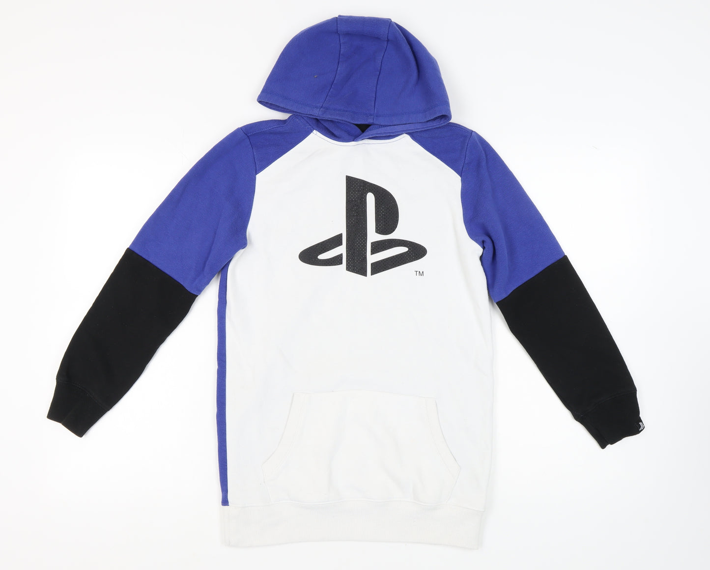 PlayStation Boys Blue Hoodie 12-13 Years Pullover