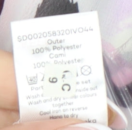 David Emanuel Women's Multicoloured Floral Blouse, Size 20