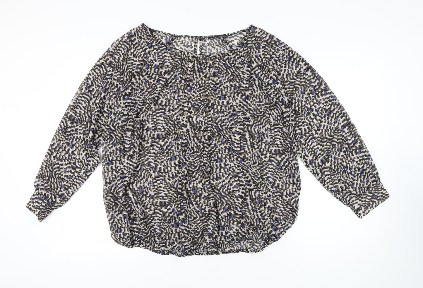 David Emanuel Women's Multicoloured Blouse Size 22