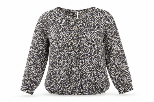 Front view of David Emanuel Women's Multicoloured Blouse, size 22
