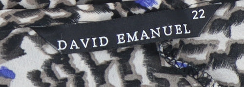 David Emanuel Women's Multicoloured Blouse Size 22