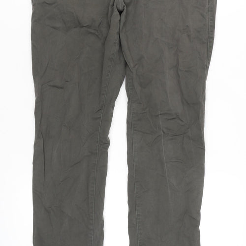 GAP Men's Grey Chino Trousers Size 33 Skinny Fit