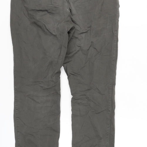 GAP Men's Grey Chino Trousers Size 33 Skinny Fit