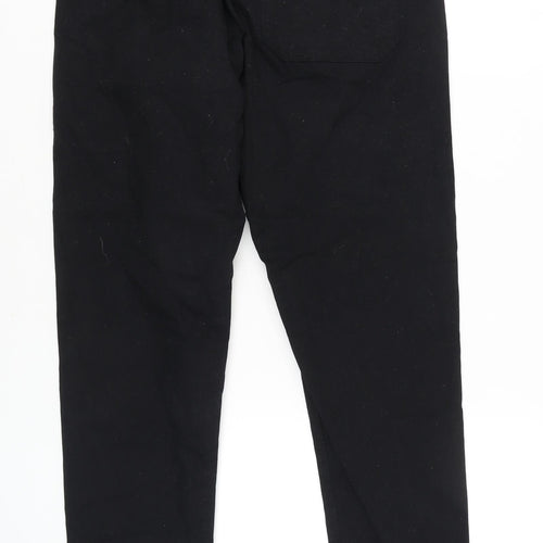 Pull & Bear Men's Black Joggers, M, Casual Elastic Waist
