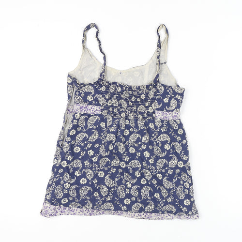 Joe Browns Floral Camisole Tunic - Blue, Size 12