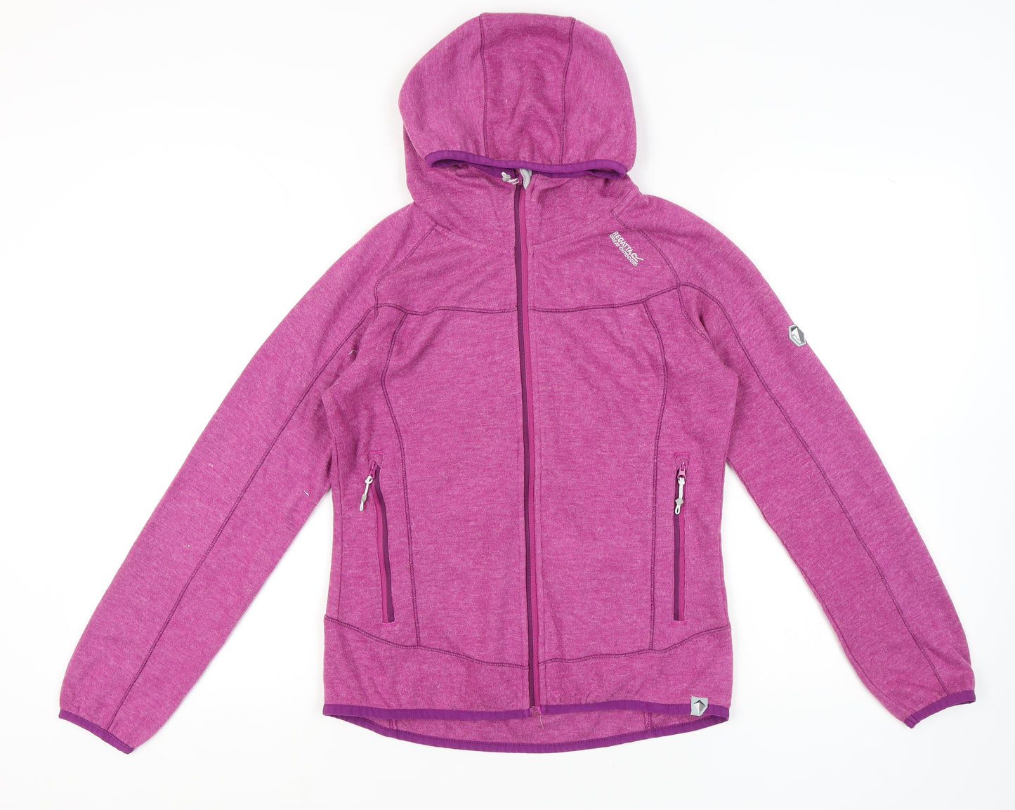 Regatta Women's Pink Full Zip Hoodie, Size 10, Warm & Stylish