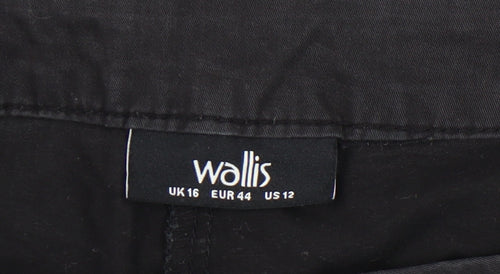 Wallis Black Women's Trousers Size 16