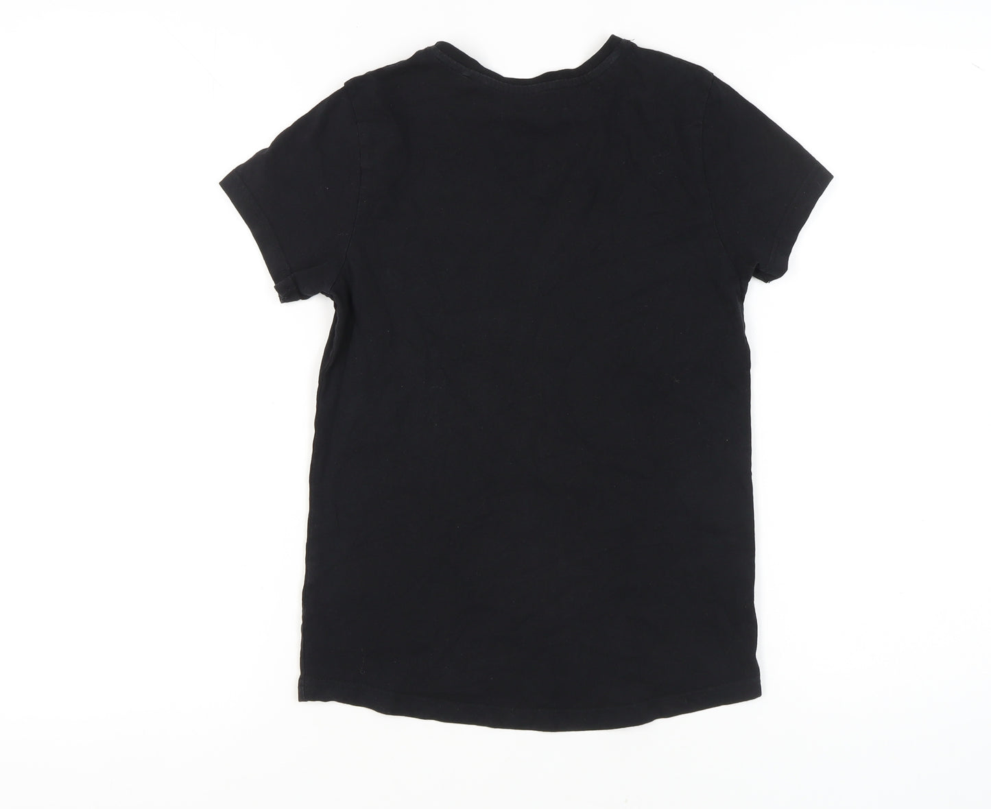 Primark Boys Black Graphic Print T-Shirt 10-11 Years