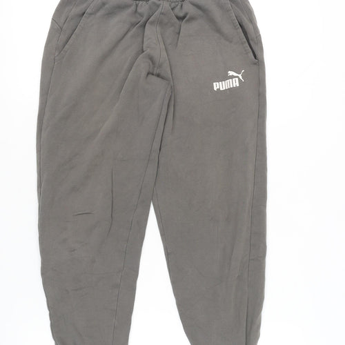 Puma Grey Unisex Joggers - Size S, Activewear Trousers