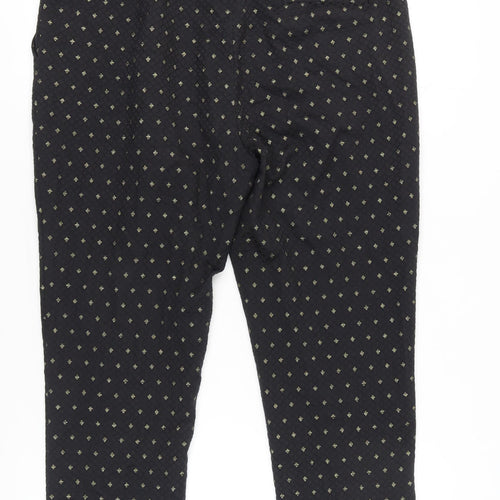 Marks and Spencer Women's Black Cropped Trousers Size 16