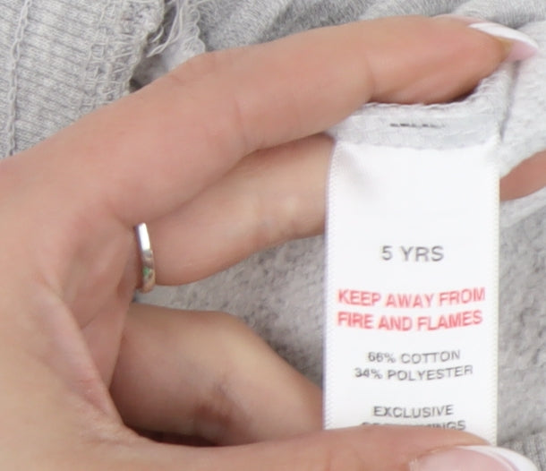 US Athletic Boys Grey Sweat Shorts 5 Years