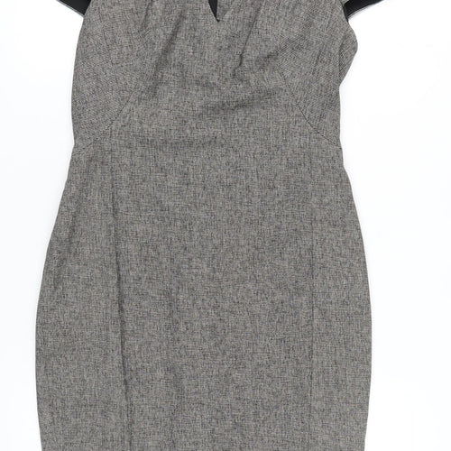 Next Women's Grey Sheath Dress, Size 12, Business Style