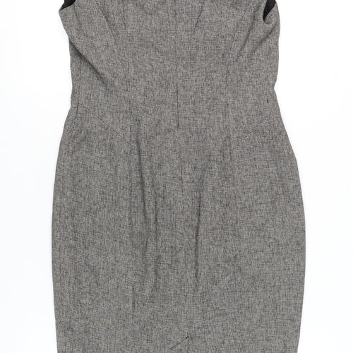 Next Women's Grey Sheath Dress, Size 12, Business Style
