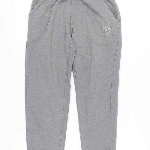 Pink Soda Sport Women's Grey Jogger Trousers Size 8