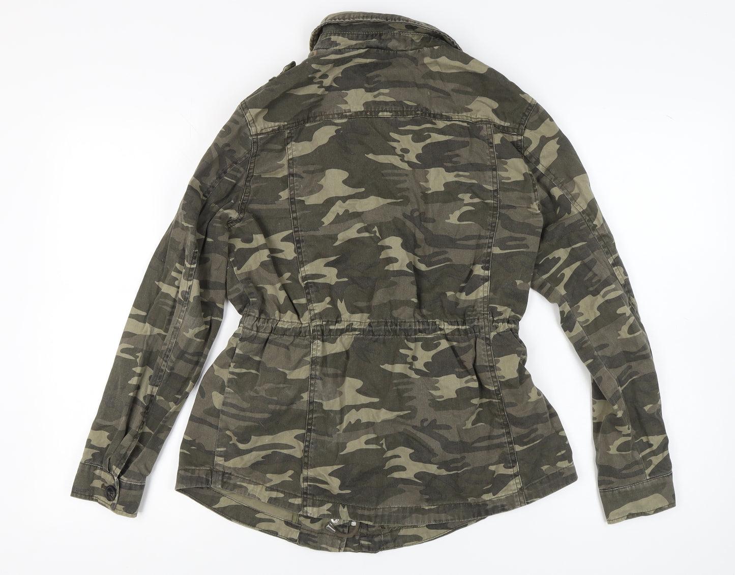 New Look Women's Green Military Jacket Size 14