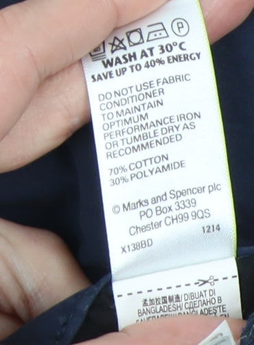 Marks and Spencer Men's Blue Cargo Shorts Size 38