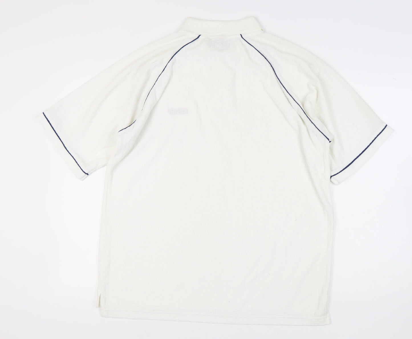 Giorgio Men’s White Polo Shirt L Short Sleeve Collared