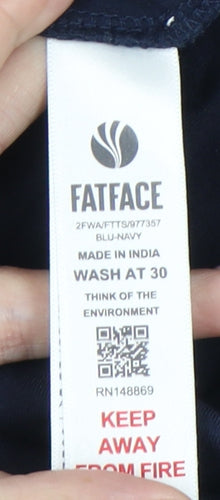 FatFace Women's Blue Ankle Leggings Size 6 Casual