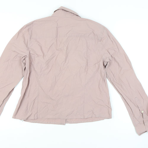Gap Women's Pink Button-Up Shirt, L, Casual
