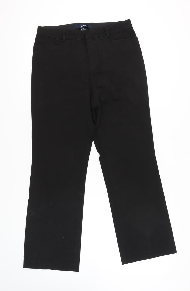 GAP Women's Black Bootcut Trousers Size 10