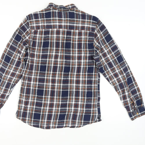 M&Co Men's Multicoloured Plaid Shirt Small
