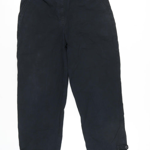 Talbots Women's Black Cotton Trousers Size 10